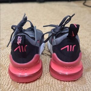 Nike Kids Air Max 270 Pink, Grey, and Black